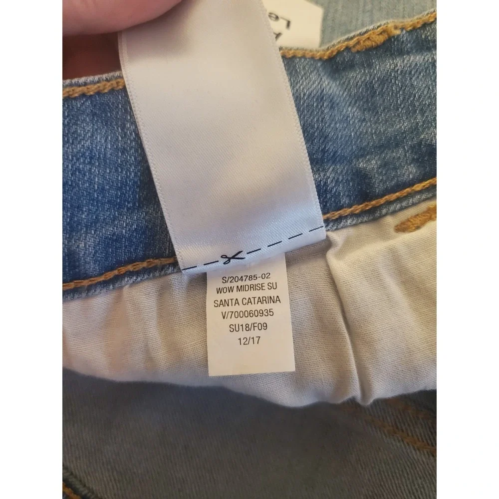 Old Navy Super Skinny Ankle crop‎ sz 18 medium wash nwt wow midrise stretch